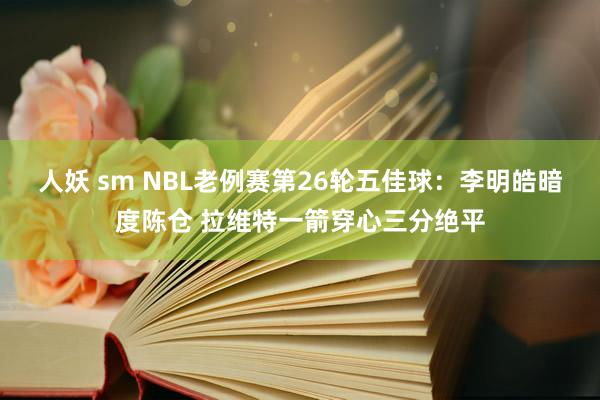 人妖 sm NBL老例赛第26轮五佳球：李明皓暗度陈仓 拉维特一箭穿心三分绝平